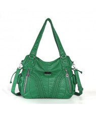 (21 Colors Available) Casual Fashion Lady PU Shoulder Bag/ Tote Bag