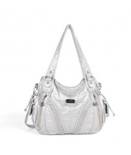 (21 Colors Available) Casual Fashion Lady PU Shoulder Bag/ Tote Bag
