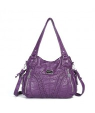 (21 Colors Available) Casual Fashion Lady PU Shoulder Bag/ Tote Bag