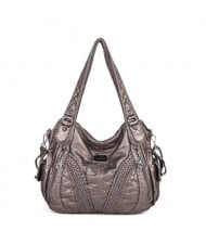 (21 Colors Available) Casual Fashion Lady PU Shoulder Bag/ Tote Bag