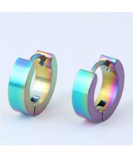 High Fashion Titanium Steel Cool Style Ear Clips - Multicolor