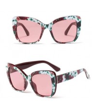 6 Colors Available Summer Fashion Bold Frame Cat Eye Women Sunglasses