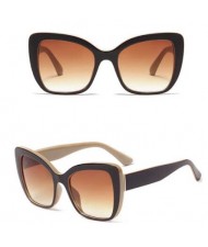 6 Colors Available Summer Fashion Bold Frame Cat Eye Women Sunglasses