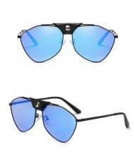 5 Colors Available Rivet Fashion Bold Frame Women Sunglasses
