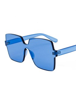 Blue Available Frameless Bold Fashion Women Sunglasses