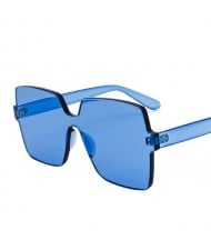 Blue Available Frameless Bold Fashion Women Sunglasses