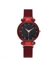 6 Colors Available Starry Night Index Delicate Fashion Women Wrist Watch