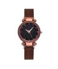 6 Colors Available Starry Night Index Delicate Fashion Women Wrist Watch