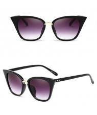 11 Colors Available Vintage Fashion Slim Frame Design Women Cat Eye Sunglasses