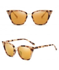 11 Colors Available Vintage Fashion Slim Frame Design Women Cat Eye Sunglasses