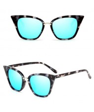 11 Colors Available Vintage Fashion Slim Frame Design Women Cat Eye Sunglasses