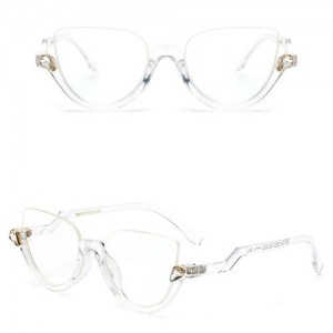 9 Colors Available Half Frame Vintage Design High Fashion Sunglasses