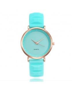 8 Colors Available Candy Color Concise Style Silicone Wrist Watch