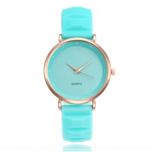 8 Colors Available Candy Color Concise Style Silicone Wrist Watch