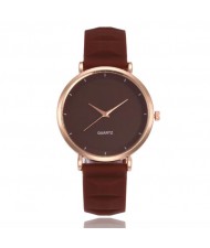8 Colors Available Candy Color Concise Style Silicone Wrist Watch