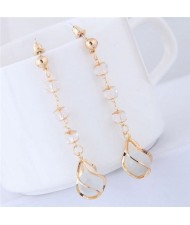 Beads Cluster Pendant Dangling Fashion Women Earrings