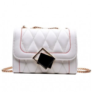 (2 Colors Available) Lattice Stitching Elegant Lady Korean Fashion Handbag/ Shoulder Bag