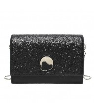 (3 Colors Available) Shining Paillette Graceful Design Chain Fashion Women Handbag/ Shoulder Bag