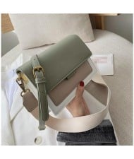 (4 Colors Available) Contrast Color Design Korean Fashion Women Handbag/ Shoulder Bag