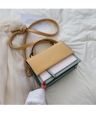 (4 Colors Available) Contrast Color Design Korean Fashion Women Handbag/ Shoulder Bag