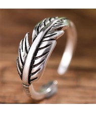 Vintage Leather Design Copper Fashion Ring