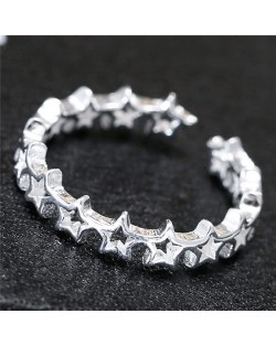 Stars High Fashion Open-end Design Copper Ring