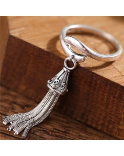 Tassel Decoration Design Vintage Copper Ring
