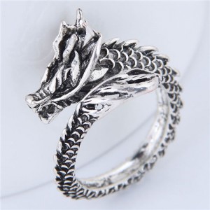 Vintage Dragon Design Alloy Ring 