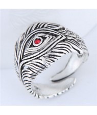 Peacock Feather Design Vintage Fashion Ring