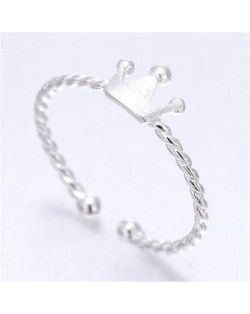 Crown Fashion Open-end Design Ring