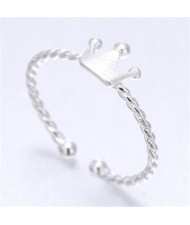 Crown Fashion Open-end Design Ring