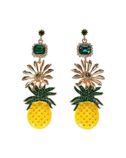 Pineapple Design Women High Fashion Earrings