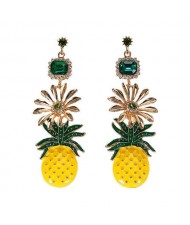 Pineapple Design Women High Fashion Earrings
