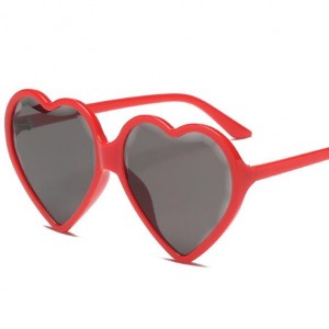 8 Colors Available Peach Heart Shape Frame High Fashion Women Sunglasses