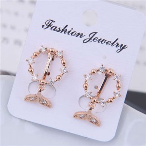 Korean Fashion Graceful Fish Design Women Ear Clips