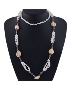 Seashell Beach Fashion Bohemian Style Costume Necklace