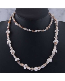 Bohemian Fashion Seashell Long Style Design High Fashion Women Necklace