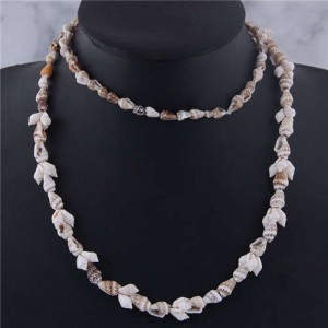 Bohemian Fashion Seashell Long Style Design High Fashion Women Necklace