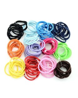 (120 pcs) Elastic Multiclor Choices Baby Hair Band Set