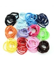 (120 pcs) Elastic Multiclor Choices Baby Hair Band Set
