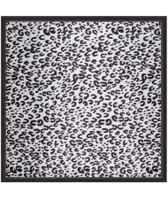 4 Colors Available Classic Leopard Prints Fashion 90*90 cm Artificial Silk Square Scarf