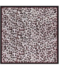 4 Colors Available Classic Leopard Prints Fashion 90*90 cm Artificial Silk Square Scarf