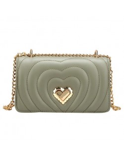 (4 Colors Available) Stitches Heart Fashion Design Women Handbag/ Shoulder Bag
