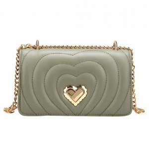 (4 Colors Available) Stitches Heart Fashion Design Women Handbag/ Shoulder Bag