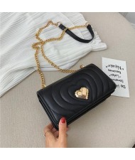 (4 Colors Available) Stitches Heart Fashion Design Women Handbag/ Shoulder Bag
