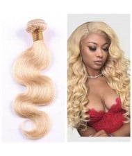 1 Bundle 613 Blonde Hair Body Wave Virgin Human Hair Weft/ Extensions
