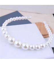 Artificial Pearl Graceful Fashion Women Hair Hoop