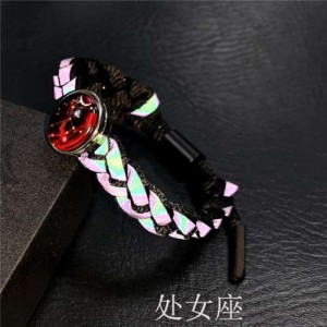 Constellation Pop Fashion Weaving Rope Luminous Bracelet - Virgo