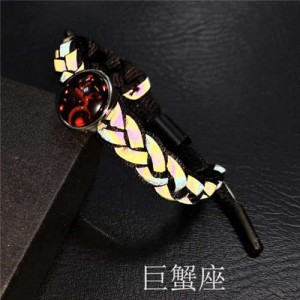 Constellation Pop Fashion Weaving Rope Luminous Bracelet - Cancer