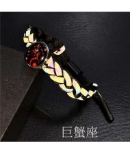 Constellation Pop Fashion Weaving Rope Luminous Bracelet - Cancer